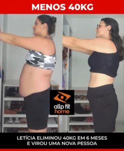 Letícia eliminou 40kg em 6 meses